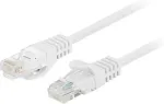 LANBERG Patchcord CAT.6 UTP 1M fluke passed 10-pack, White | PCU6-20CC-0100-W