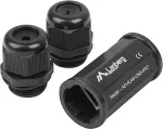 LANBERG Netzwerkadapter RJ45->RJ45 CAT.6 FTP IP67 Waterproof