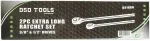 DSDTOOLS 2 TK. V&Auml;GA PIKAD PIKENDUSKOMPLEKTID 3/8" JA 1/2" LIITMIKUTELE DS1086