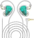 KZ AS16 PRO Cyan NO MIC - in-ear headphones, green