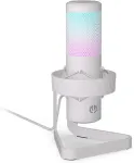 Endorfy AXIS Streaming, microphone (white, USB-C, RGB, 3.5 mm jack)