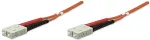 Intellinet - Patch-Kabel - SC multi-mode (M) - SC multi-mode (M) - 5,0m - Glasfaser - 50/125 Mikrometer - orange (470032)