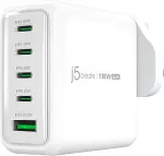 J5create 100W GAN USB-C 5-PORT CHARGER