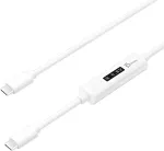 J5CREATE USB-C DYNAMIC POWER METER laadimine kaabel TO USB-C