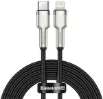NONAME Baseus Type-C - Lightning Cafule seeria metallist andmesidekaabel PD 20W 1m Black (CATLJK-A01)