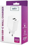 Setty GSM106083 mobile device charger Universal White AC Fast charging Indoor