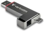 M&auml;lukaart VERBATIM Dual QuickStick USB flash drive 512 GB USB Type-A / USB Type-C 3.2 Gen 1 (3.1 Gen 1) Grey