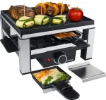 Steba cast raclette RC 104 (black / stainless steel)