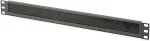 Digitus Kabelb&uuml;rstenleiste 1HE &Ouml;ffnung 24x423mm schwarz