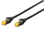 Digitus Patchkabel Cat6a S/FTP 2xRJ45 3.0m schw Hebelschutz