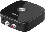 Ugreen Adapter bluetooth Adapter / odbiornik Bluetooth 5.1 UGREEN CM106 2x RCA, jack 3.5mm, aptX HD, USB-C (czarny)