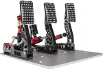 SIMAGIC P2000 Hydraulic 3-Pedal Set, 100KG Loadcell - Crimson Edition