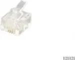 EQUIP Telefon-Stecker RJ11/6P4C ungeschirmt 100Stk transp.