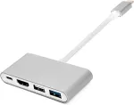 Noname Adapter Type-C (M) - HDMI, 4xUSB 2.0/3.0, Type-C (F)