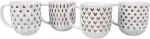 Home4you Kruus GRACE 360ml, mix mustrid, keraamika