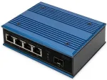Digitus Switch Ind. 4-Port 10/100 blau