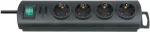 Brennenstuhl PRIMERA-LINE 4 fold black 1,5m