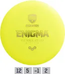 Discmania Discgolf Distance Driver NEO ENIGMA Evolution 12/5/-1/2 Yellow
