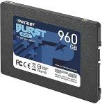 K&otilde;vaketas PATRIOT MEMORY SSD 960GB Burst Elite 450/320MB/s SATA III 2.