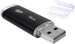 M&auml;lukaart Silicon Power Ultima U02 USB flash drive 16 GB USB Type-A 2.0 Black