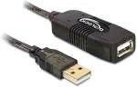 DeLOCK USB-kaabel USB-A - 15 m Black (82689)