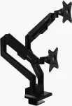 AROZZI Desk Mount | Neo Duo - Gas Spring Monitor Arm AZ-ALZARE-NEO-DUO-BK | Tilt, Swivel, Rotation | Maximum weight (capacity) 9 kg | Black
