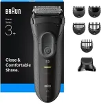 Pardel Braun 3000BT Foil shaver Trimmer Black, Grey