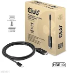 Club3D Club 3D MiniDP 2.1 zu HDMI 4K120Hz oder 8K60Hz HDR10+ St./St. 1,8m schwarz