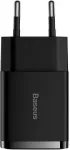 BASEUS Compact 2xUSB 10.5W wall charger black