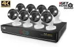 Noname iGET HGNVK164908 - Camera UltraHD 4K PoE set, 16CH NVR + 8x IP 4K camera, sound, SMART W/M/Andr/iOS