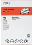 NORDIC QUALI Dust bags TY MSI2222 Bosch/Siemens 5pcs / NQ-56-P / 358510