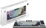 Klaviatuur Msi FORGE GK600 TKL W SKY juhtmevaba m&auml;ngurite