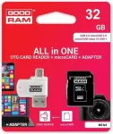 M&auml;lukaart GOR Goodram M1A4-0320R12 memory card 32 GB MicroSDHC Class 10 UHS-I