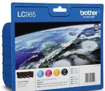 Tooner Brother LC-985 VALBP (ink multipack-black+three colors)