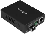 StarTech Unmanaged Gigabit Fiber Media Converter - MM/LC Low Cost