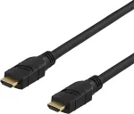 Deltaco PRIME aktiivne HDMI-kaabel, 5m, 4K 60Hz, Spectra, must