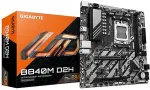 Emaplaat GigaByte B840M D2H Motherboard - AMD Ryzen 9000 CPUs, 5+2+2 Phases VRM, up to 7600MHz DDR5, 1xPCIe 4.0 + 1xPCIe 3.0 M.2, 2.5GbE LAN, USB 3.2 Gen 1