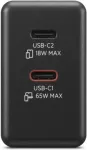 Lenovo Dual USB-C 65W GaN Charger - EU | USB-C | Charger