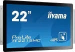 Monitor Iiyama ProLite TF2215MC-B2, 54,6cm (21.5), Projected Capacitive, 10 TP, Full HD, Kit (USB), schwarz Touch (open-frame, 16:9), Bildschirmdiagonale: 54,6 cm (21.5), Touchscreen, Projected Capacitive, Multi Touch (10 Punkte), 1920x1080 Pixel, VE ...