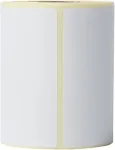 Brother Einzeletikettenrolle weiss 76x44mm 400St./Rolle 8er