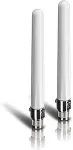 TrendNet TEW AO46S 4/6 dBi Surge Outdoor Dual Band Omni Antenna Kit - Antenne - 802,11 a/b/g/n/ac - au&szlig;en - 4 dBi (f&uuml;r 2,4 GHz), 6 dBi (for 5 GHz) - ungerichtet (Packung mit 2) (TEW-AO46S)