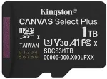 M&auml;lukaart Kingston Technology Kingston Canvas Select Plus microSDXC UHS-I Memory Card 1TB 150MB/s