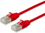 Equip Patchkabel Cat6A SlimFlex F/FTP 0.15m rot LSZH 2xRJ45 Polybeutel