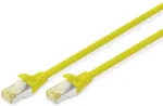 Digitus CAT 6A S/FTP Patchkabel, 0,25m, gelb