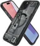 Spigen Kaitse&uuml;mbris Ultra Hybrid Zero One MagFit, Apple iPhone 15, tumehalli &auml;&auml;re ja MagSafe ringiga,