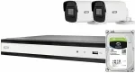 Abus Security-Center TVVR36423T Komplekt 2 PoE mini torukaameraga + salvesti (TVVR36423T)