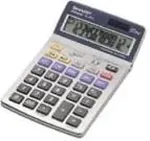 Kalkulaator SHARP Tischrechner anzeigend EL-337 C Solar/ Battery