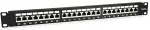 Equip Patchpanel 24x RJ45 Cat6A 19" FTP 1HE ISO/IEC Black