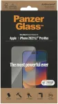 PANZERGLASS Kaitseklaas Apple iPhone 14 Pro Max, musta &auml;&auml;rega,
