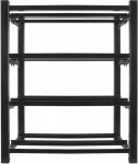 UPS LANBERG Battery frame for 830x454 2 rows 4 levels 8 shelves black flat pack